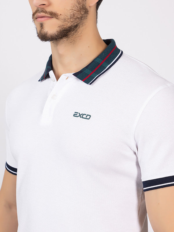 Men's Checked-print Collar Polo - Image 15