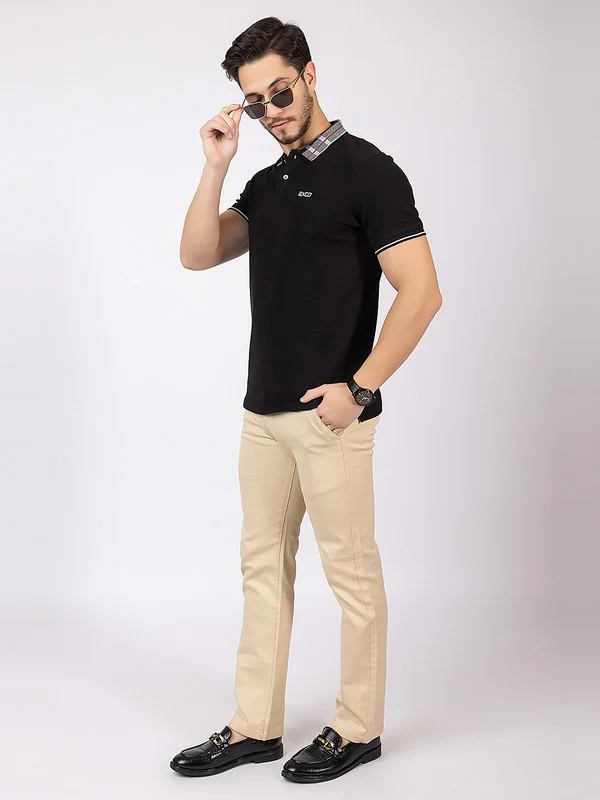 Men's Checked-print Collar Polo - Image 6