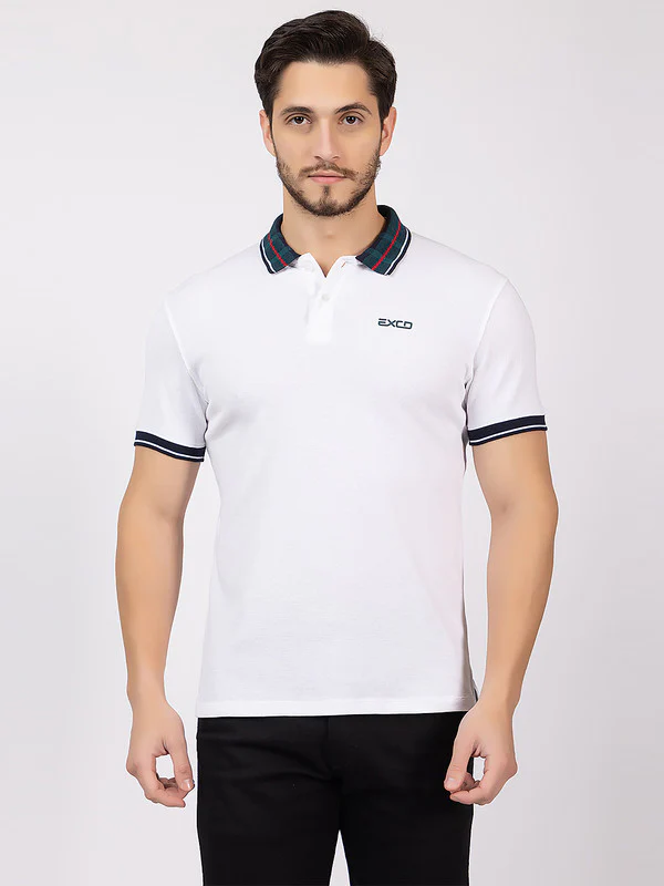 Men's Checked-print Collar Polo - Image 9