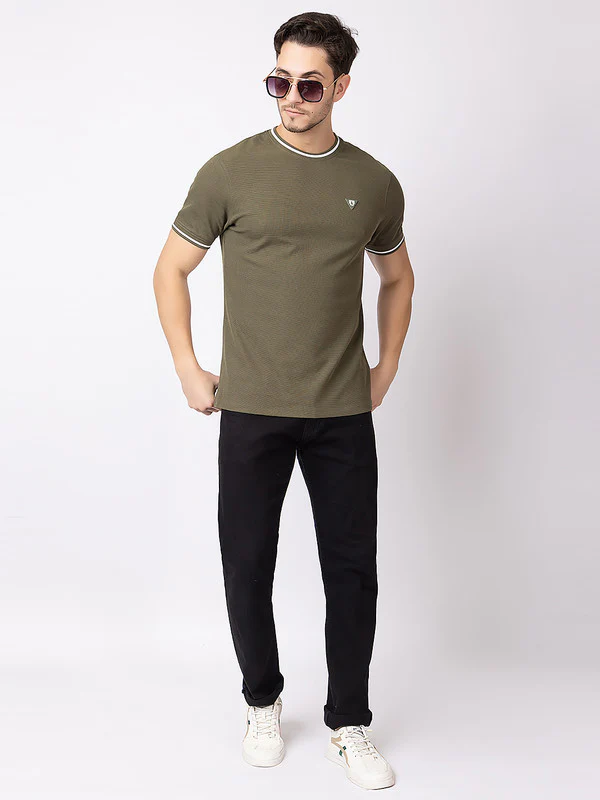 Men's 'Elegant Roundneck T-Shirt - Image 14