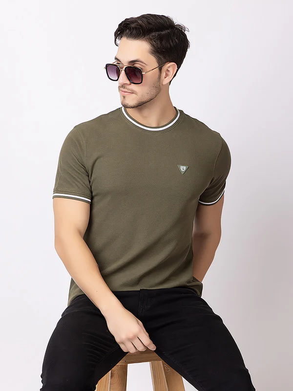Men's 'Elegant Roundneck T-Shirt - Image 15