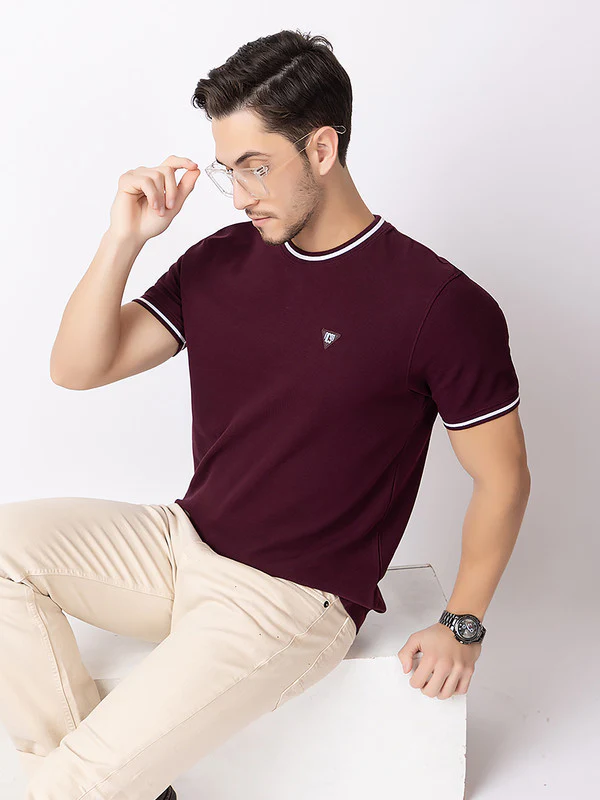 Men's 'Elegant Roundneck T-Shirt - Image 23