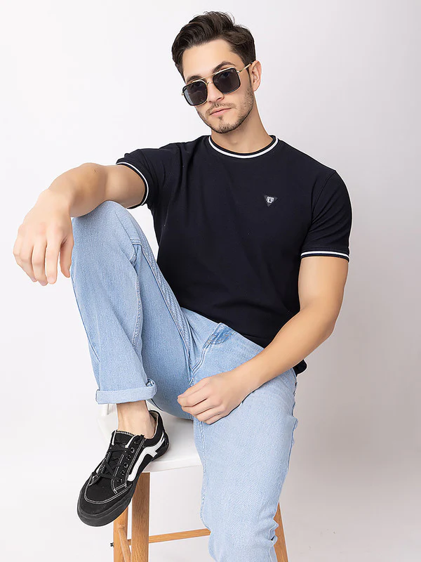 Men's 'Elegant Roundneck T-Shirt - Image 7