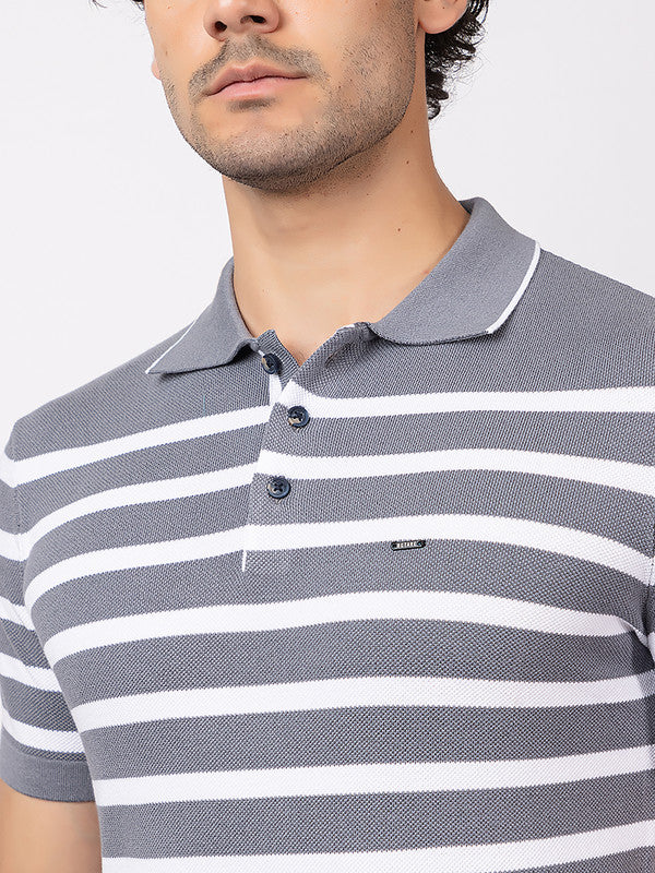 Horizontal Striped Classic Polo - Image 12