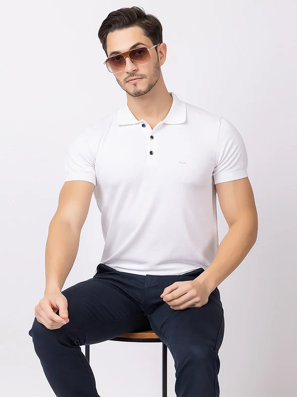 Men's Elegant Polo T-shirt - Image 6