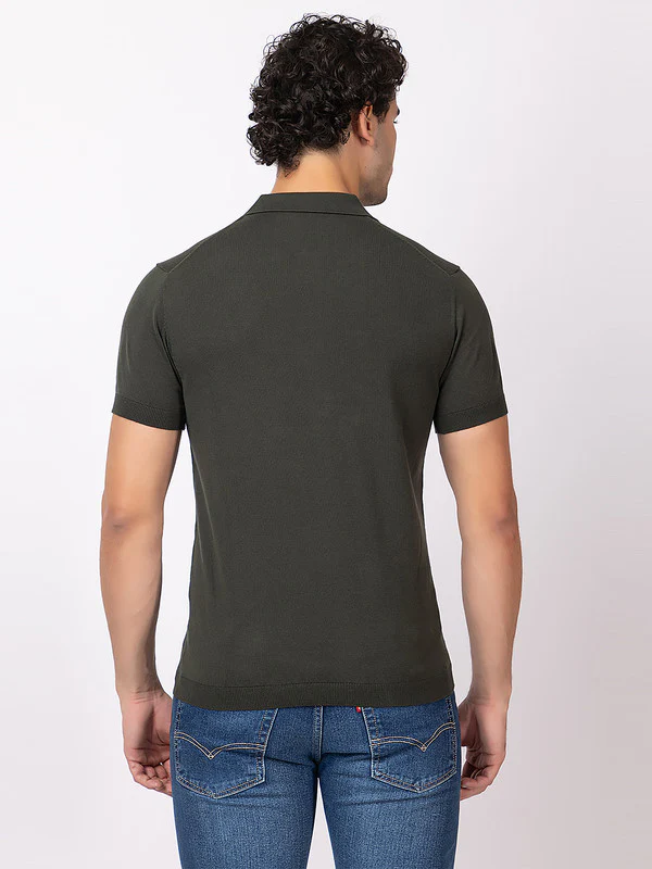 Plain Knit Classic Polo - Image 16