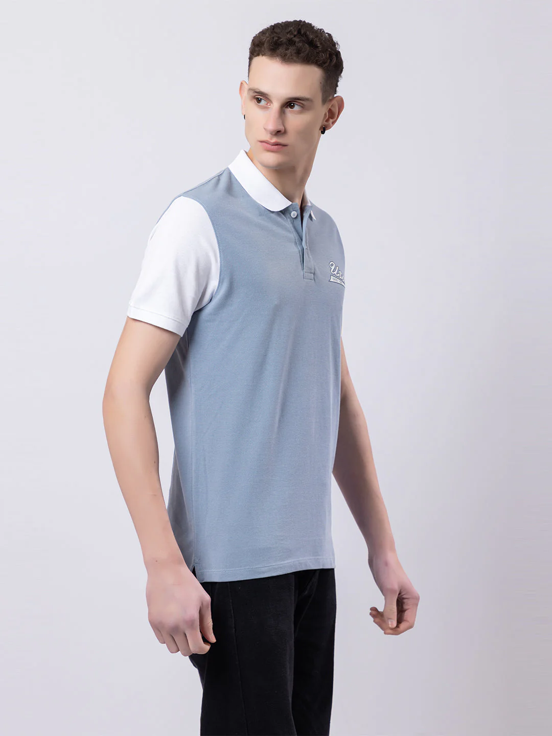 Men's Tricolor Polo T-shirt - Image 5