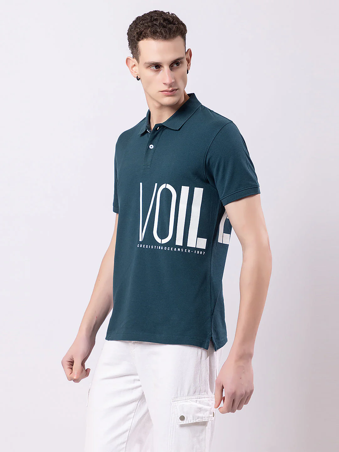Men's Graphic Polo T-shirt - Image 10
