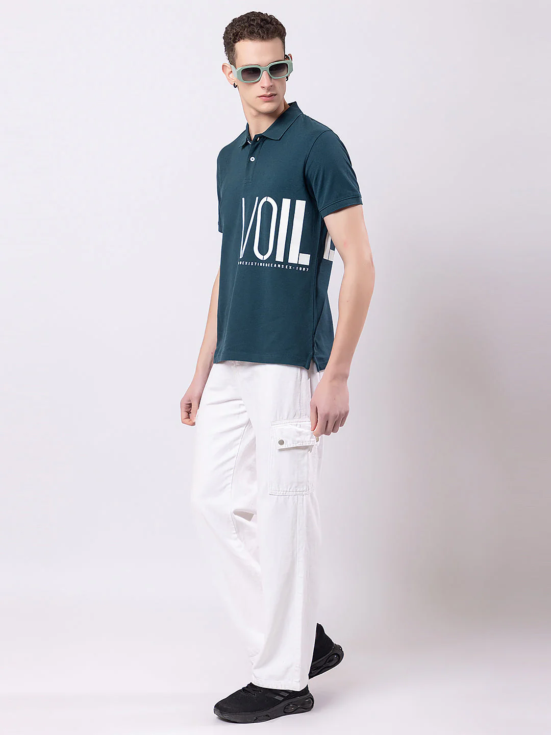 Men's Graphic Polo T-shirt - Image 14