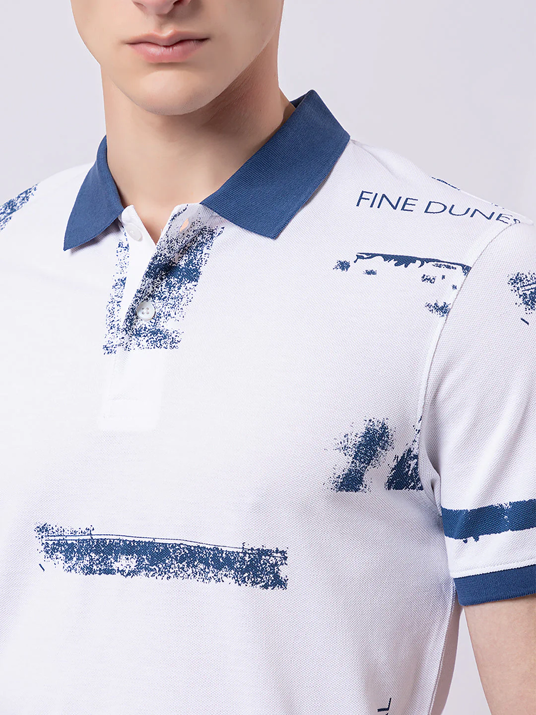 Men's Abstract-print Polo T-shirt - Image 13