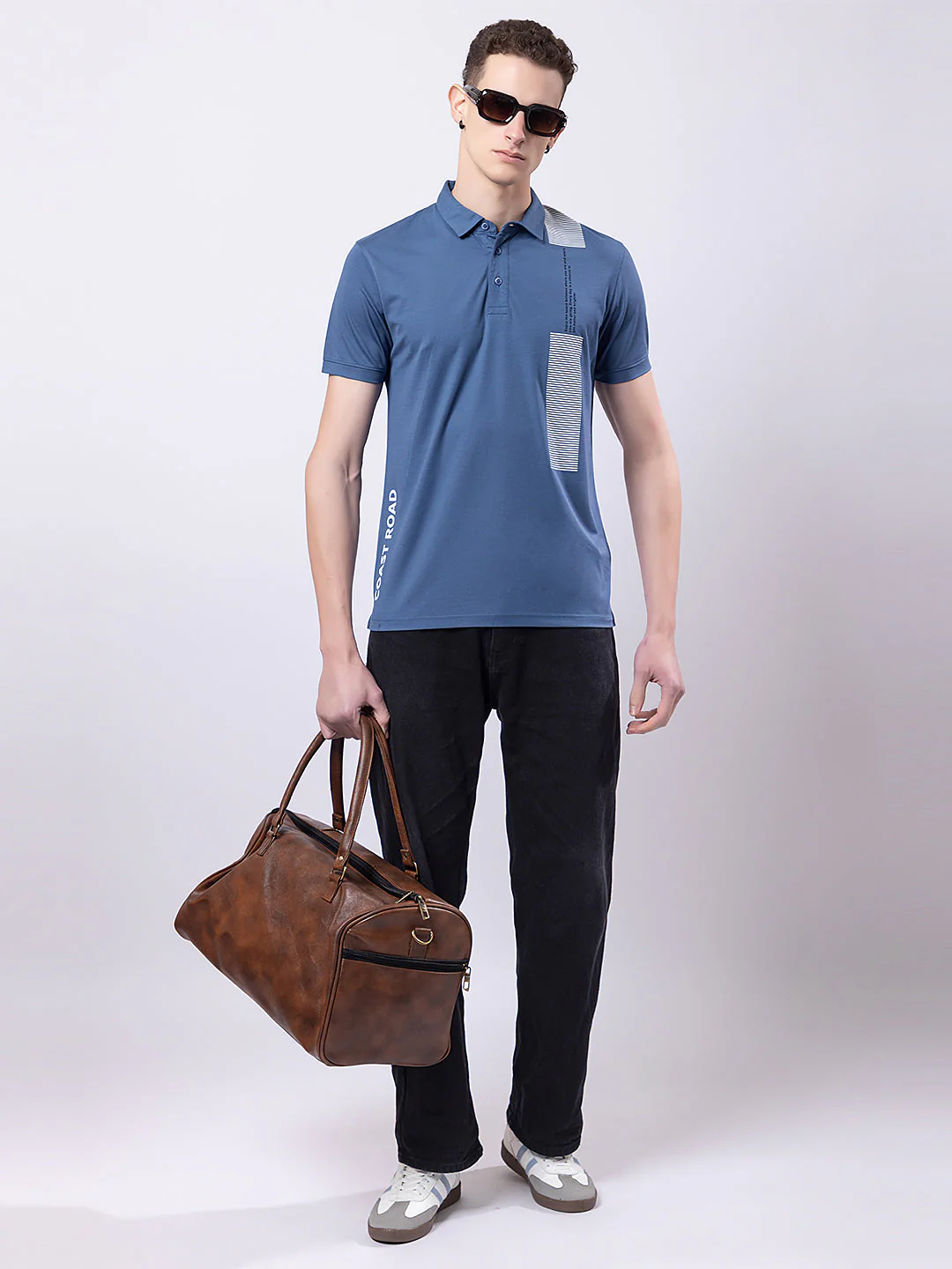 Men's Vertical Side-print Polo - Image 12