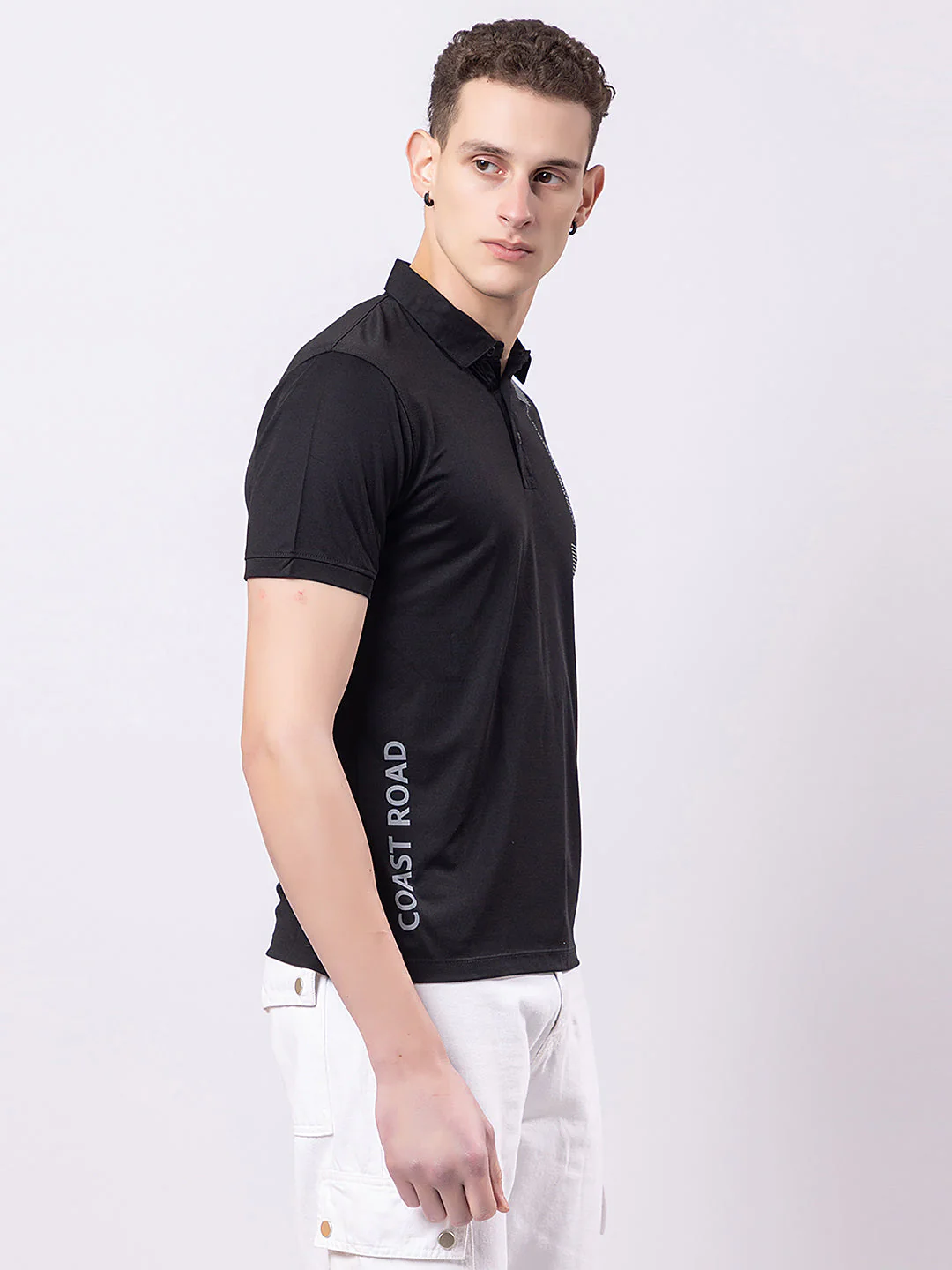 Men's Vertical Side-print Polo - Image 6