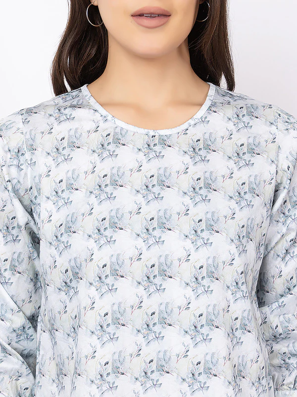 Women's Floral Long-sleeved Top - Image 5