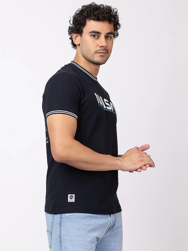 Men's 'NASA' Roundneck T-Shirt - Image 3