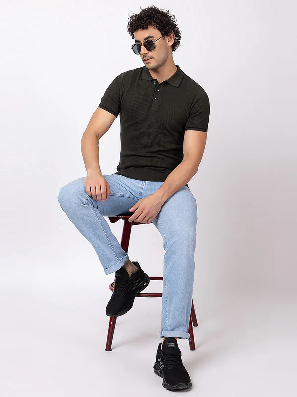Popcorn Knit Classic Polo - Image 16