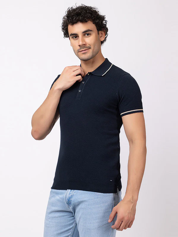 Popcorn Knit Classic Polo - Image 20