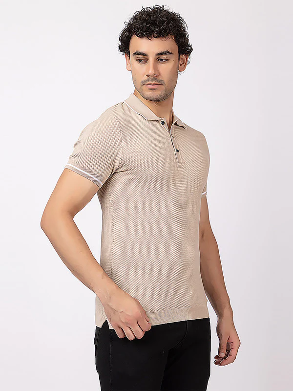 Popcorn Knit Classic Polo - Image 3