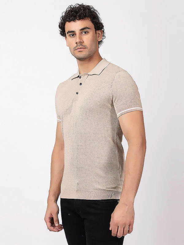 Popcorn Knit Classic Polo - Image 4