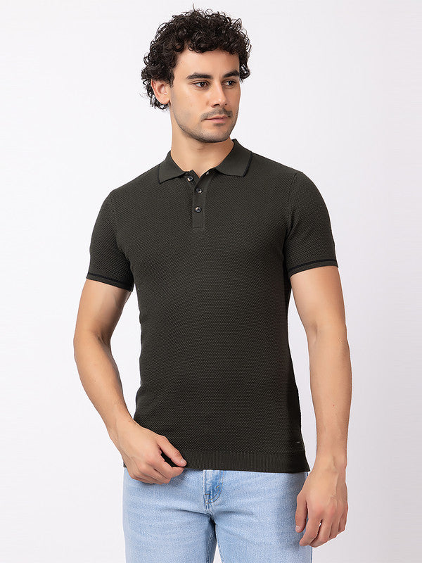 Popcorn Knit Classic Polo - Image 9