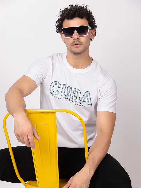 Men's 'Cuba' Roundneck T-Shirt - Image 14