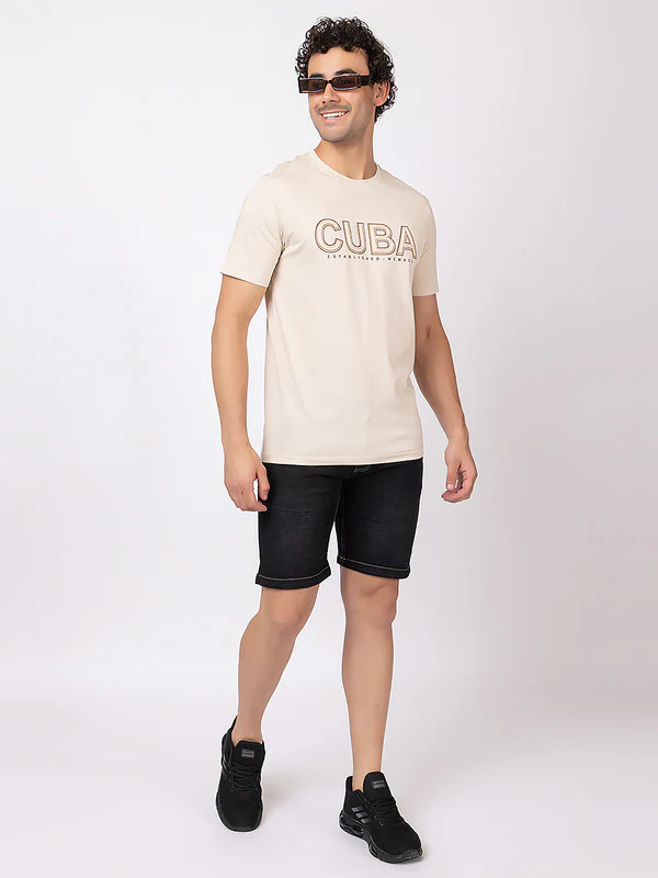 Men's 'Cuba' Roundneck T-Shirt - Image 6