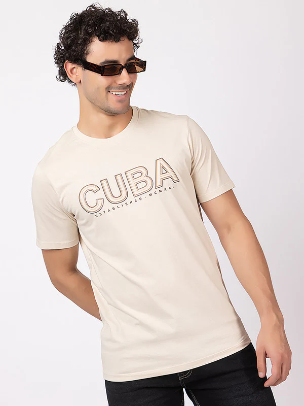 Men's 'Cuba' Roundneck T-Shirt - Image 7
