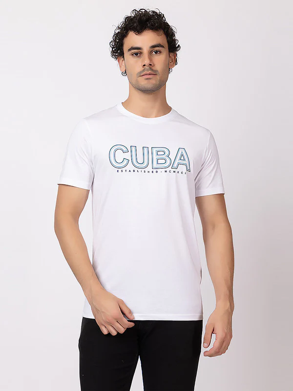 Men's 'Cuba' Roundneck T-Shirt - Image 8