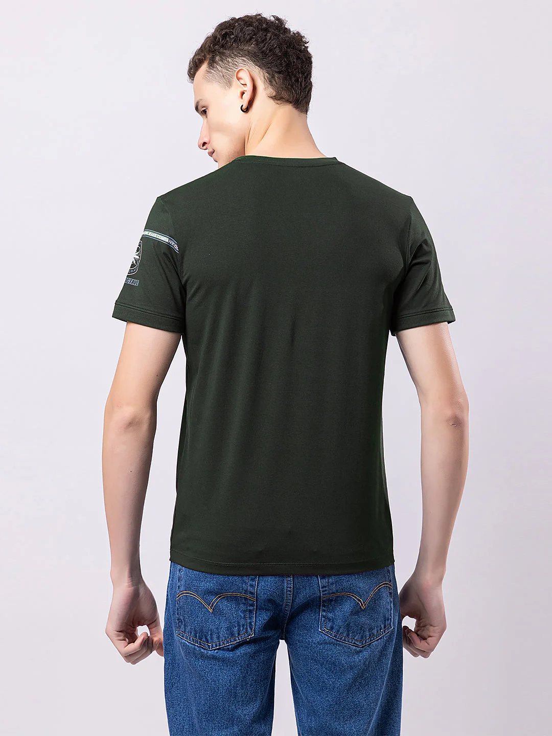 Men's Graphic Round-neck T-shirt - Image 2