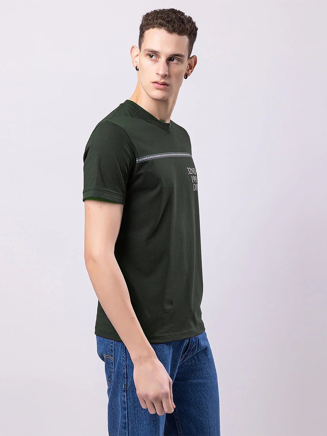Men's Graphic Round-neck T-shirt - Image 5