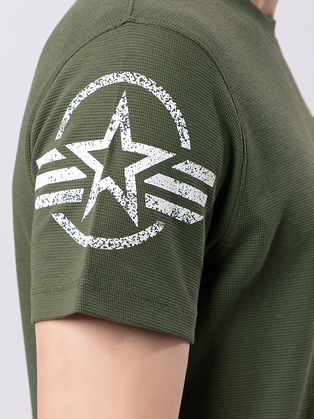 Men's Military Style T-shirt - Image 4