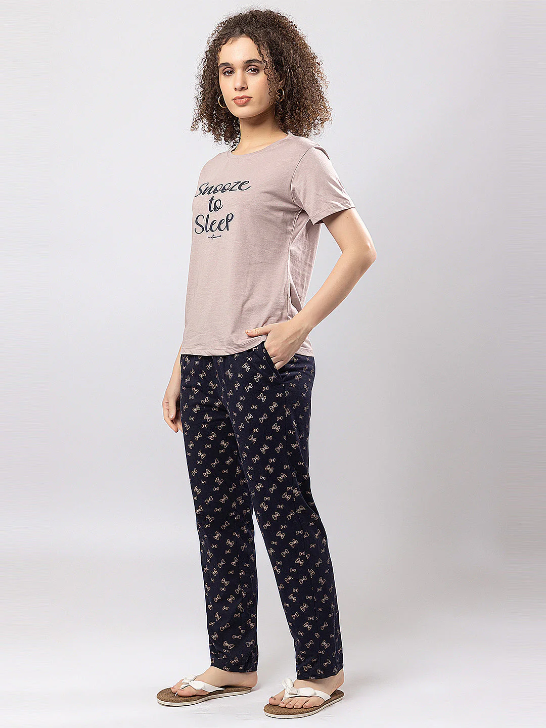 Round Neck tshirt and Check Printed Lower - Image 6