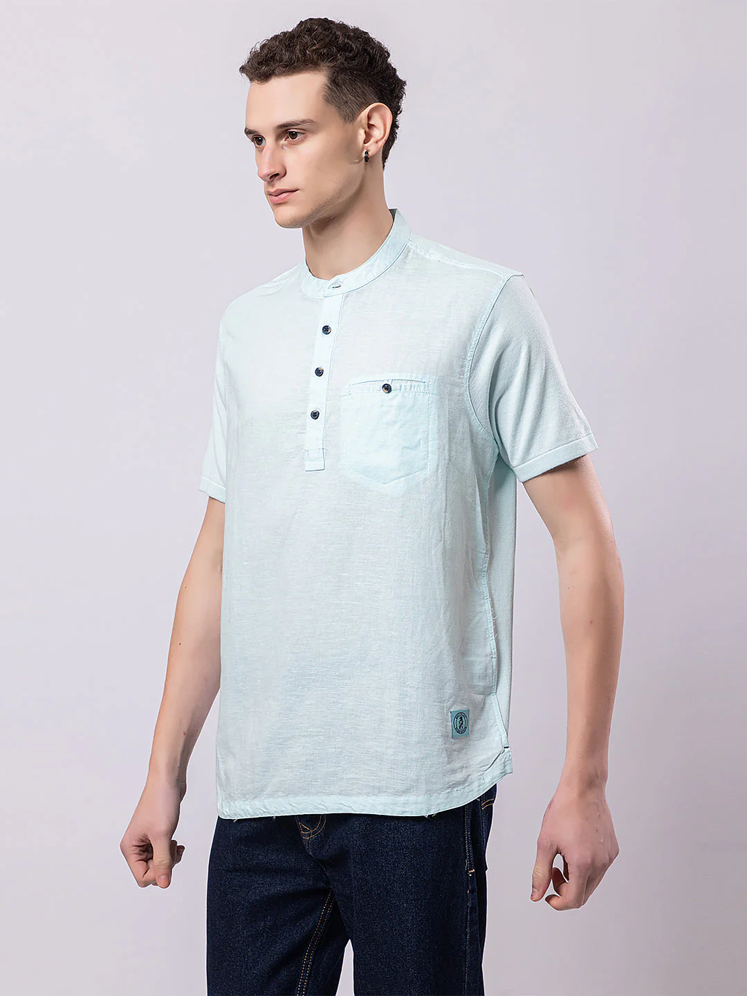 Light Monocolour Knitted Kurta - Image 39