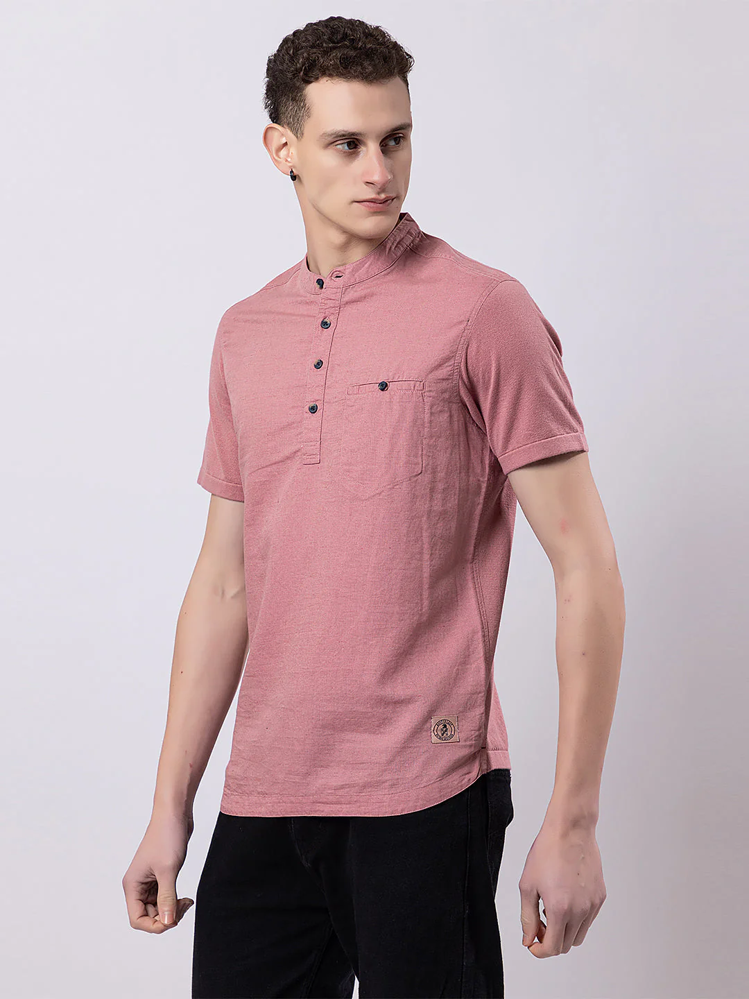 Light Monocolour Knitted Kurta - Image 6