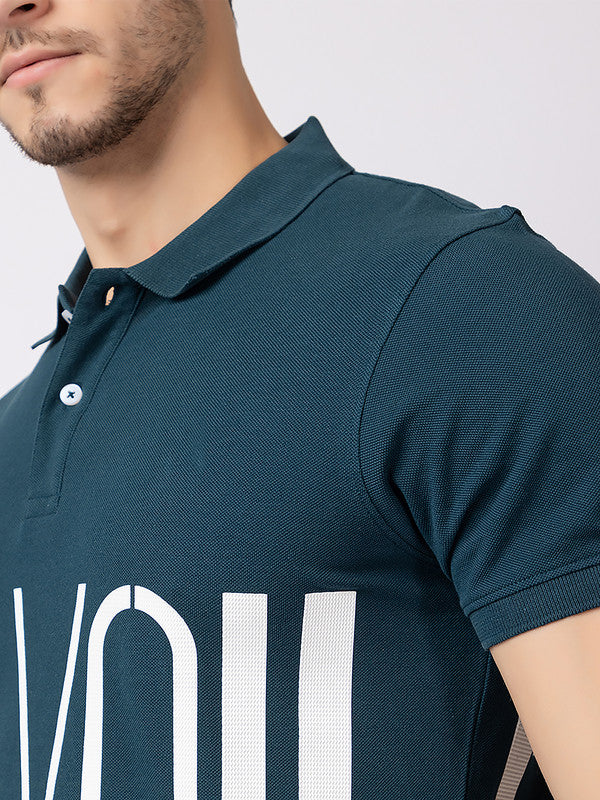 Men's Graphic Polo T-shirt - Image 4
