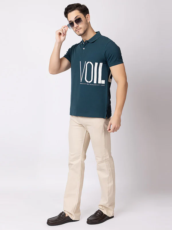 Men's Graphic Polo T-shirt - Image 7