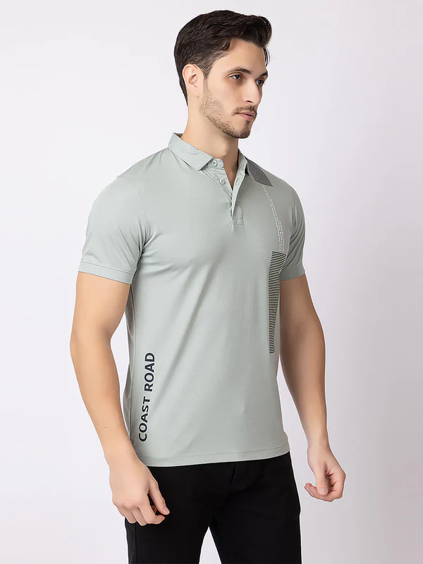 Men's Zebra-patch Polo T-shirt - Image 11