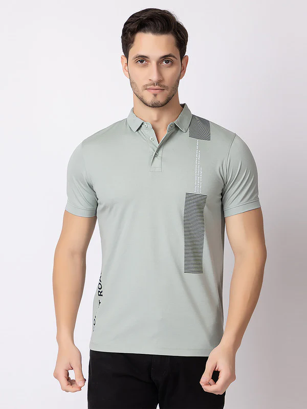 Men's Zebra-patch Polo T-shirt - Image 9