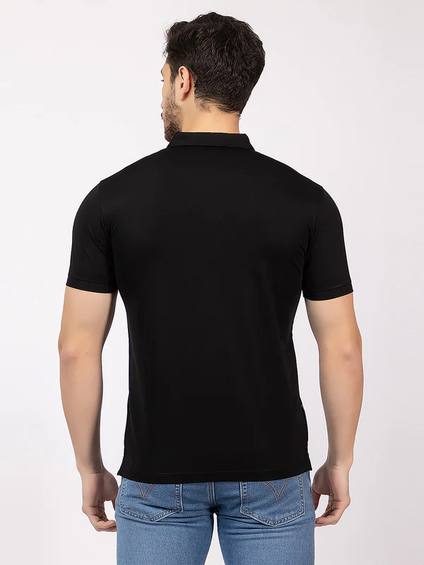 Men's Zebra-patch Polo T-shirt - Image 10