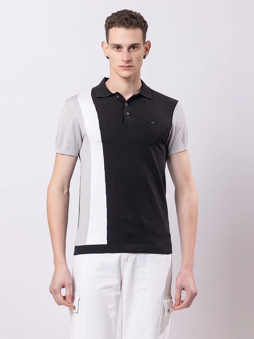 Multi-coloured Single-striped Polo