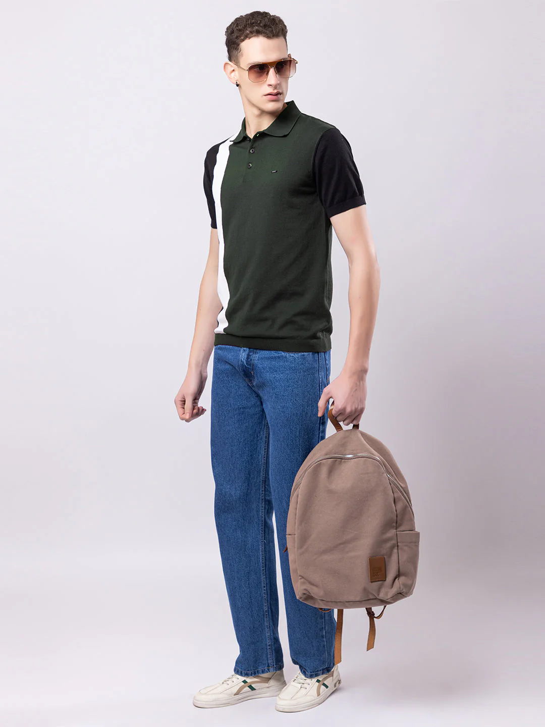 Multi-coloured Single-striped Polo - Image 10