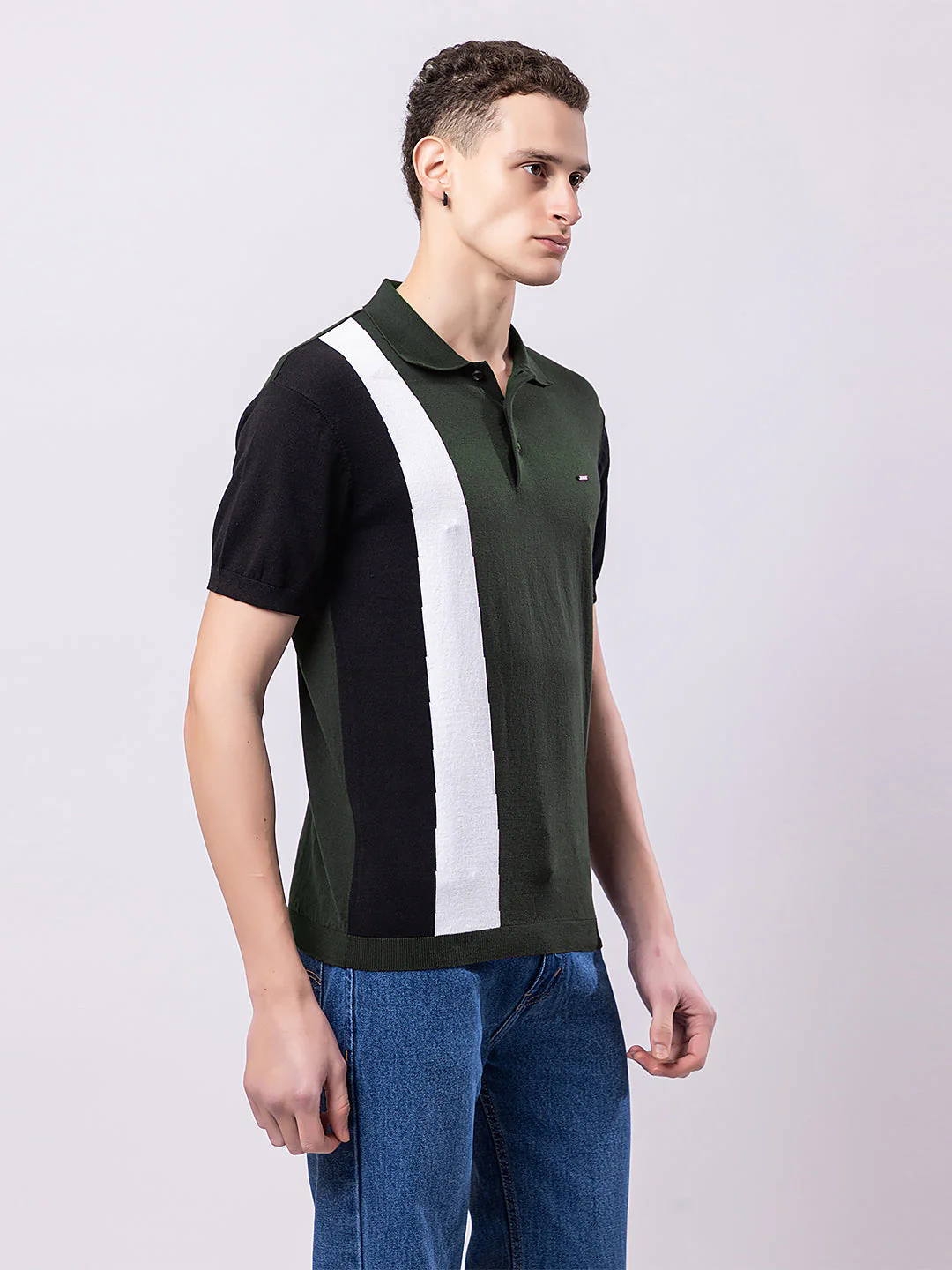 Multi-coloured Single-striped Polo - Image 11