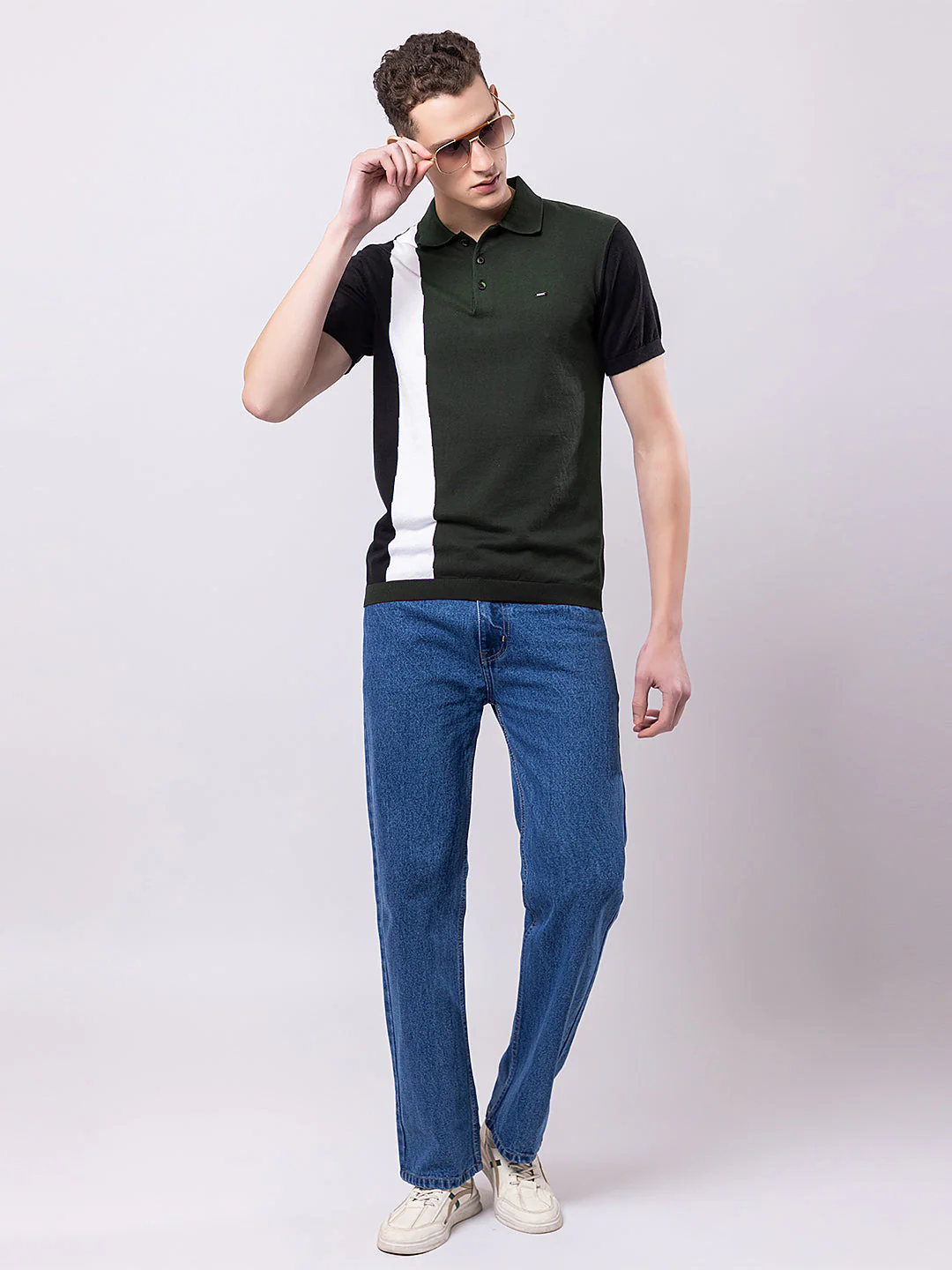 Multi-coloured Single-striped Polo - Image 13