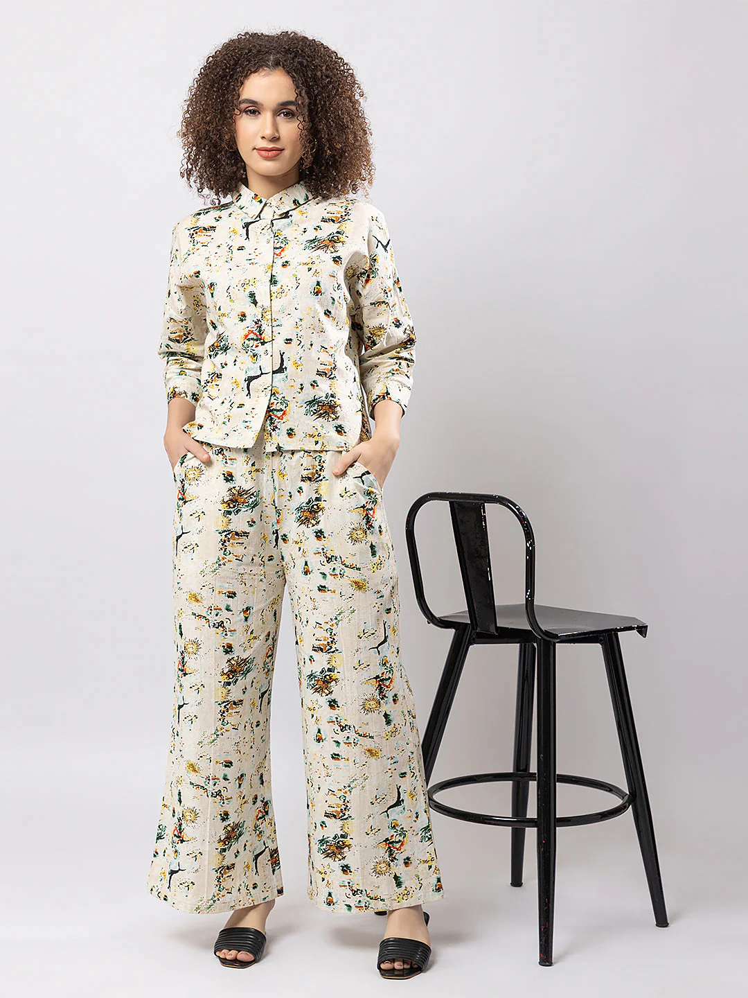 Vanilla Coloured Co-ord Set
