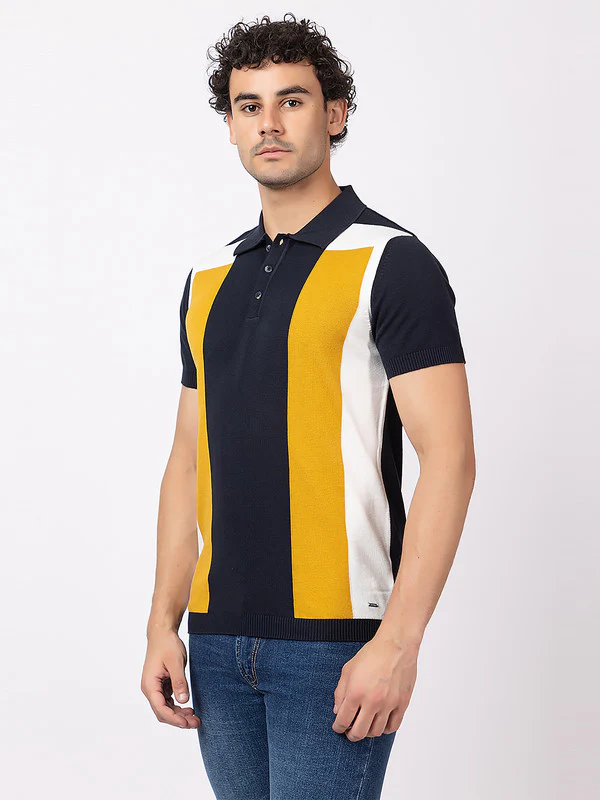 Vertical Patterned Classic Polo - Image 4