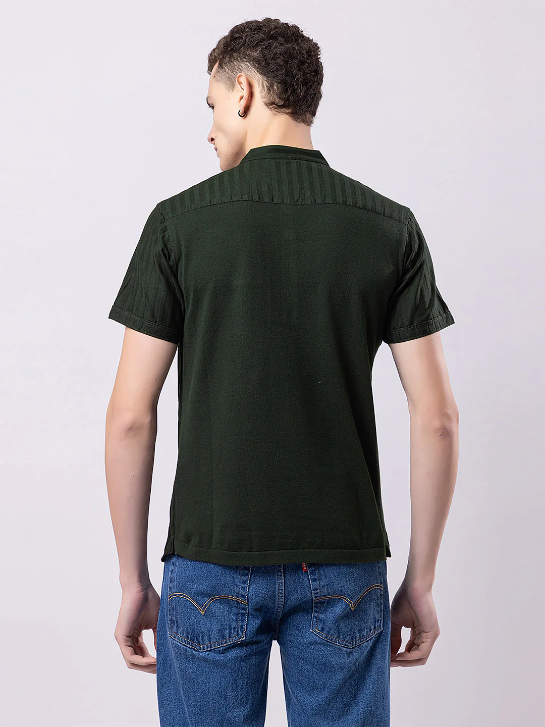 Band-striped Knitted Kurta - Image 2