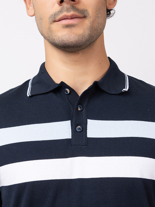 Horizontal Striped Classic Polo - Image 6