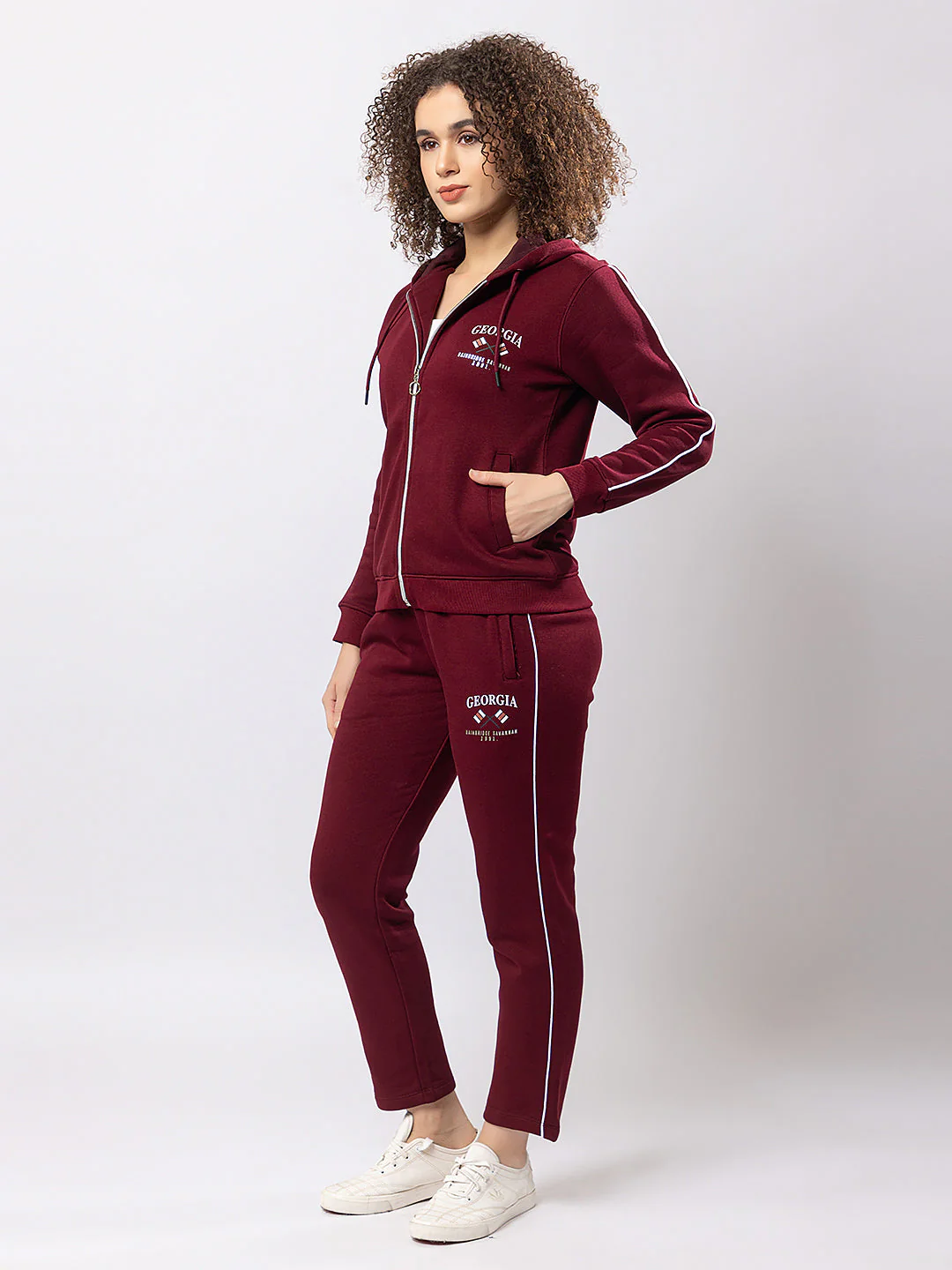 Wine Coloured Co-ord Set - Image 4