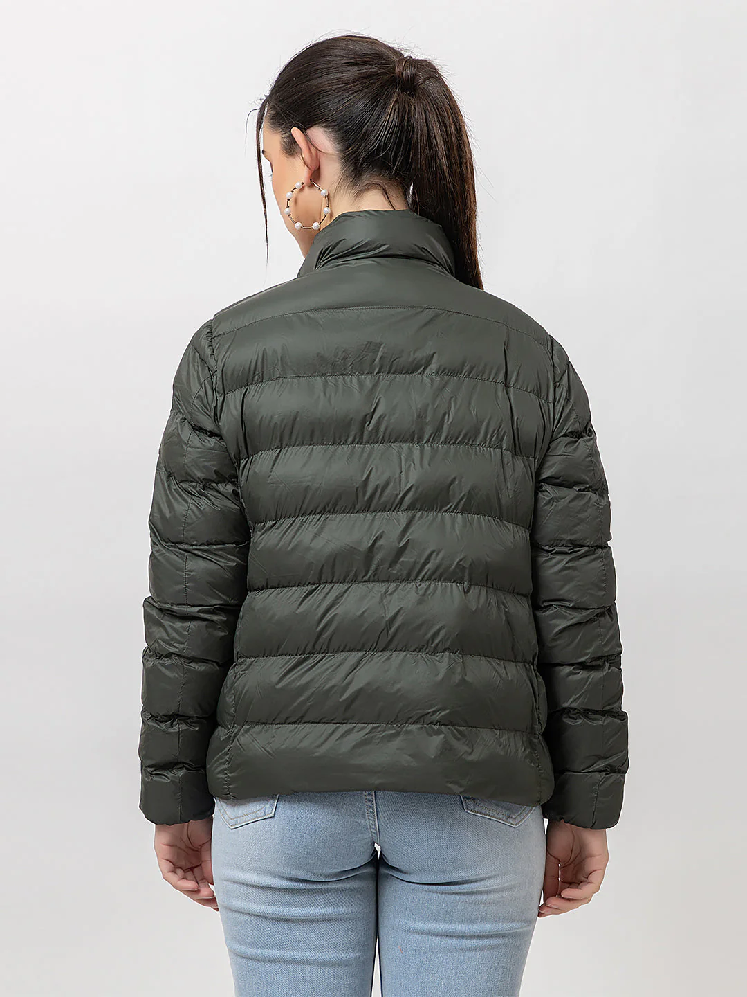Women's Structured Puffer Jacket - Image 3