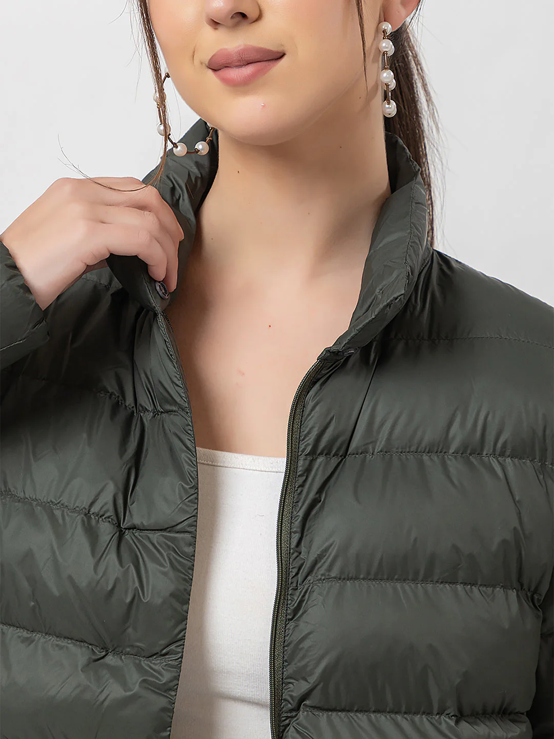 Women's Structured Puffer Jacket - Image 5