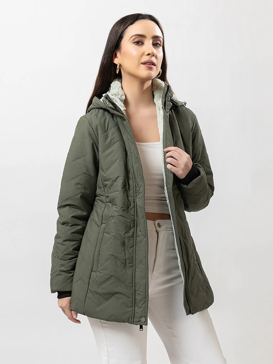 Women's Cozy Zipper Jacket - Image 2
